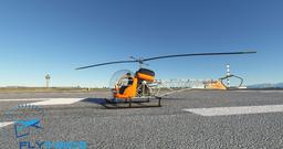 FlyInside Bell 47 Orange Livery